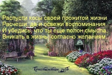Старый сад...