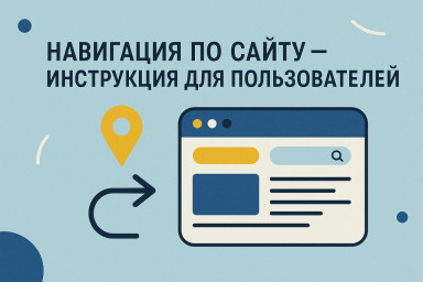 Навигация по сайту - инструкция для пользователей