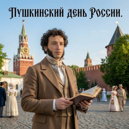 С Днём русского языка и Пушкинским днём России! С Днём русского языка и Пушкинским днём России!