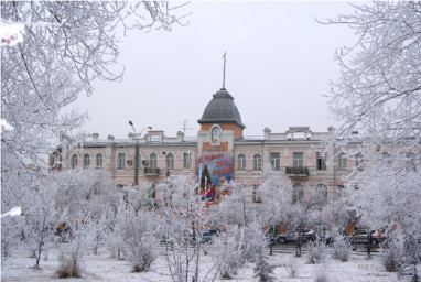 ​---Снег у нас в Чите---
