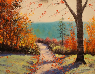 Светлая сказка осеннего леса