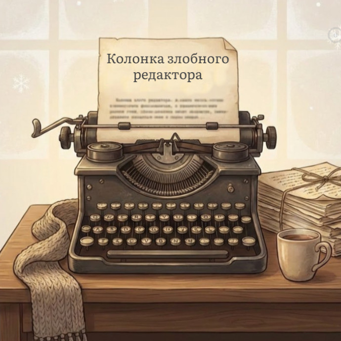 Колонка злобного редактора. Кто из нас станет классиком