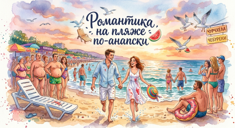 Романтика на пляже по-анапски