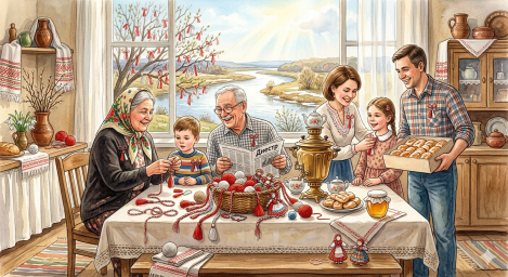 Семейные традиции весны - Мэрцишор