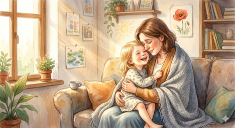 Улыбка доченьки